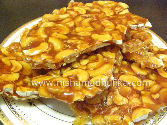 hai cashew brittle cooking ligth