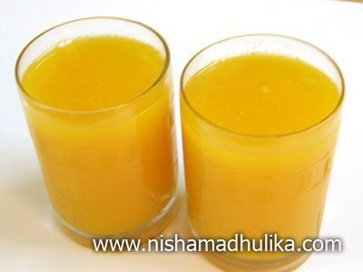 Mango Juice Recipe