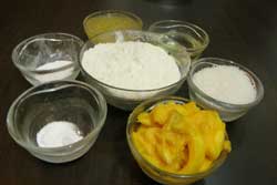 Ingredients for Mango Muffins