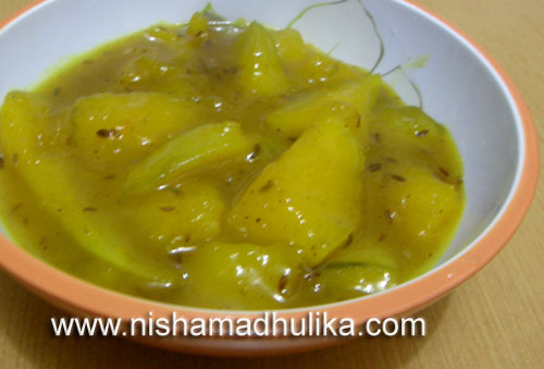 Raw Mango Launji recipe