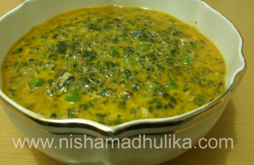 Methi Matar Malai recipe