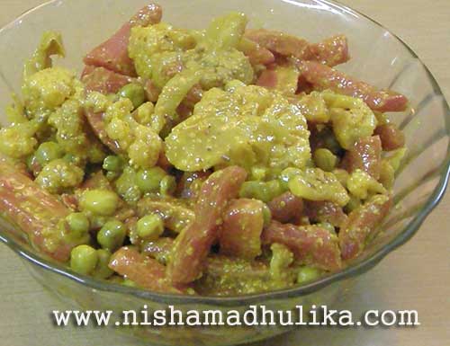 Mixed Vegetable Pickle Recipe