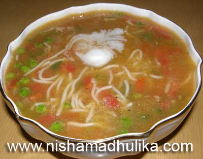 Vegetable Noodle Soup