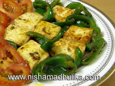 Tawa Paneer Tikka Recipe