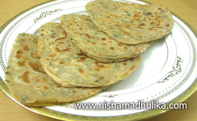 Podina Parantha Recipe