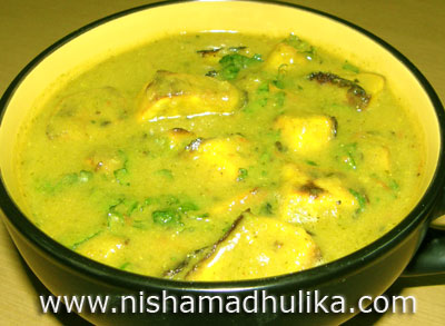 Raw Banana Tikka Curry