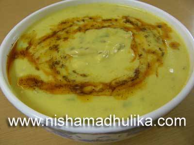 Sev Kadhi Recipe