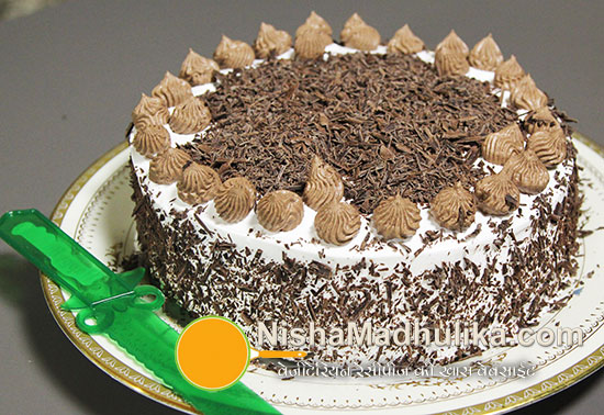 Eggless Black Forest Cake Recipe Nishamadhulika Com