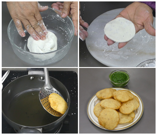 Dahi falhari poori recipe