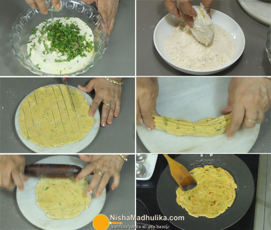 makka laccha parantha recipe