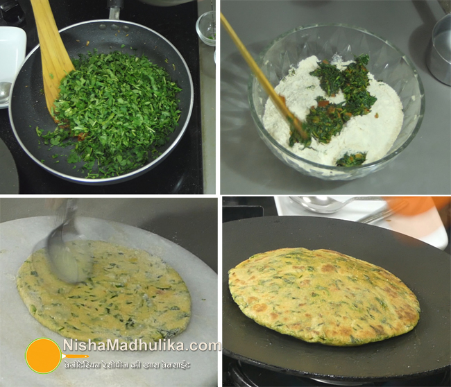 methi masala paratha