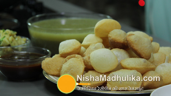 Sooji Golgappa Rawa Panipuri Recipe Nishamadhulika Com