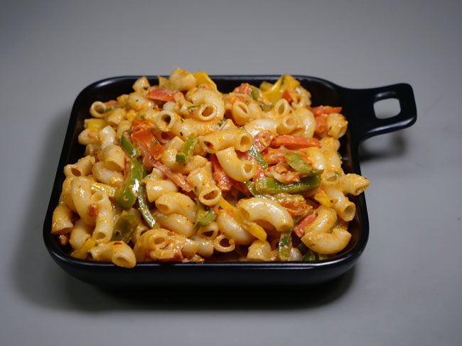 Indian Style Macaroni Veg Pasta 